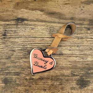 Dooney & Bourke Pink Heart Hangtag
